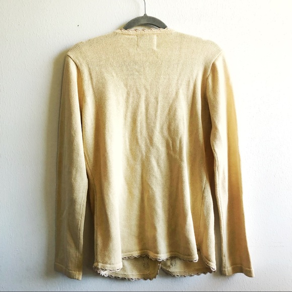 Storybook Knits Holiday Sweater Beaded Sequins Reindeer Cardigan S NWT Christmas - Picture 17 of 17